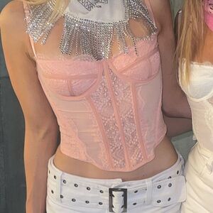 Pink Corset - WORN ONCE